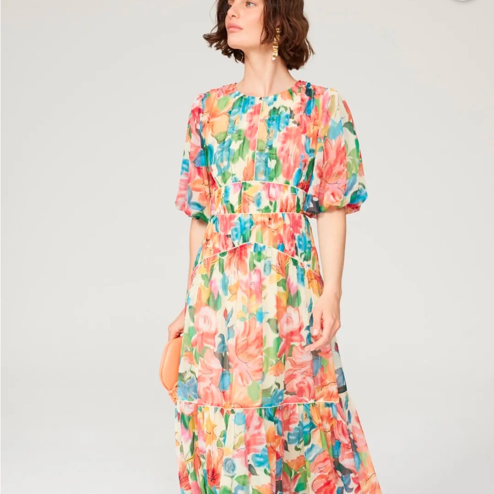 One33 Social Francesca Dress Small 4 6 Flower Bridesmaid - Picture 7 of 13